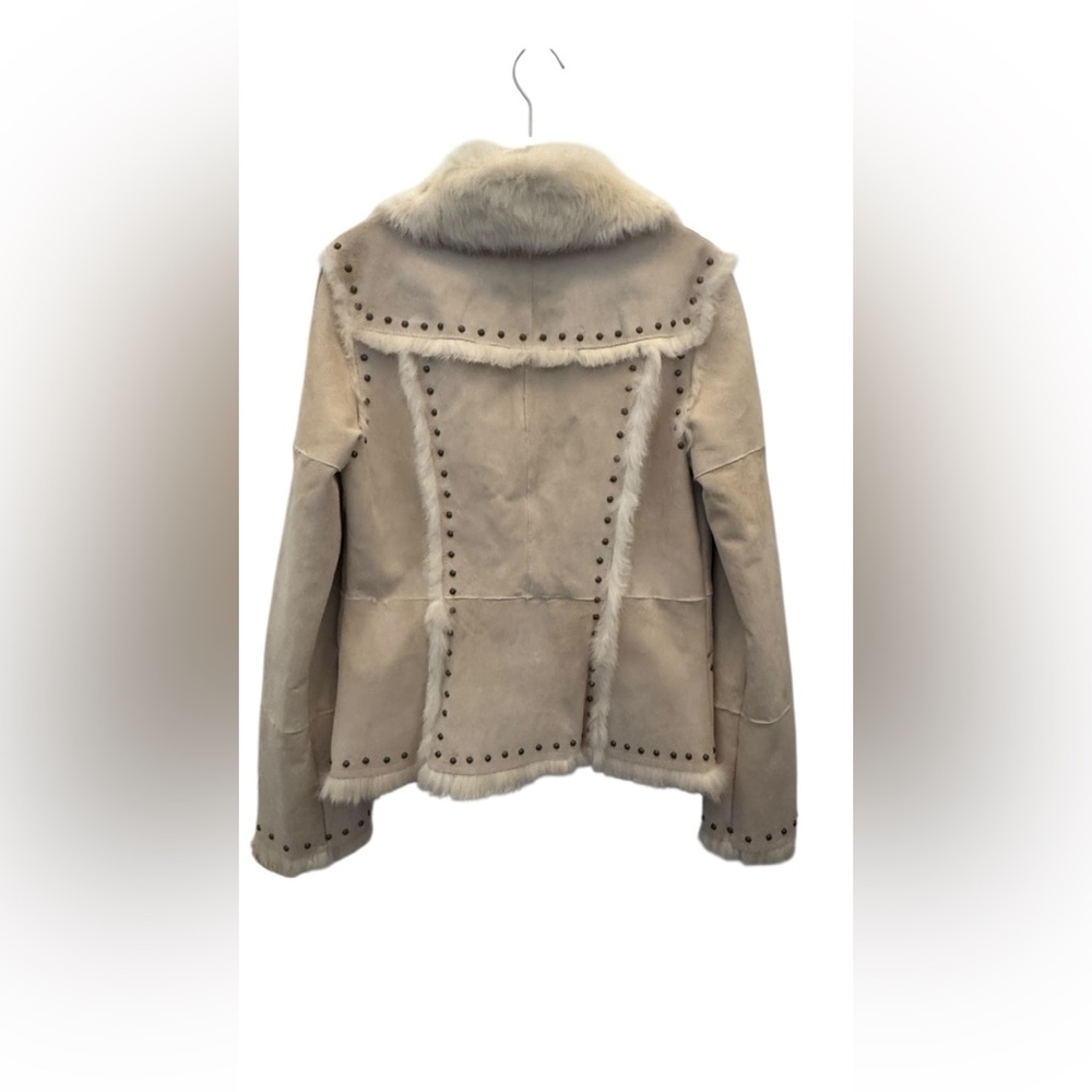Rare Y2K Arden B Corduroy 100% Rabbit Fur Coat - Picture 2 of 14